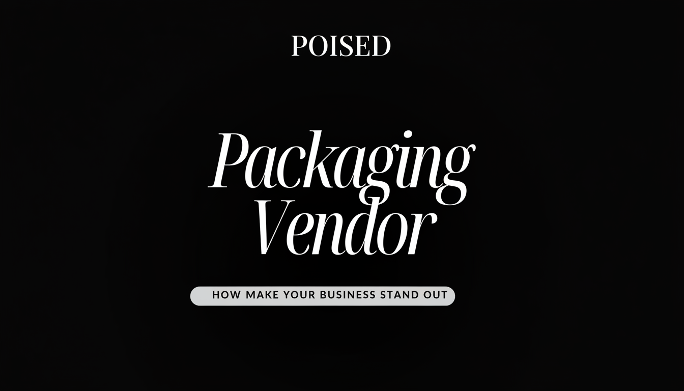 Luxury Packaging Vendor